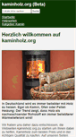 Mobile Screenshot of kaminholz.org