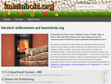 Tablet Screenshot of kaminholz.org